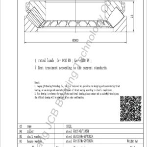 drawing of 29336 E spherical roller thrust bearing